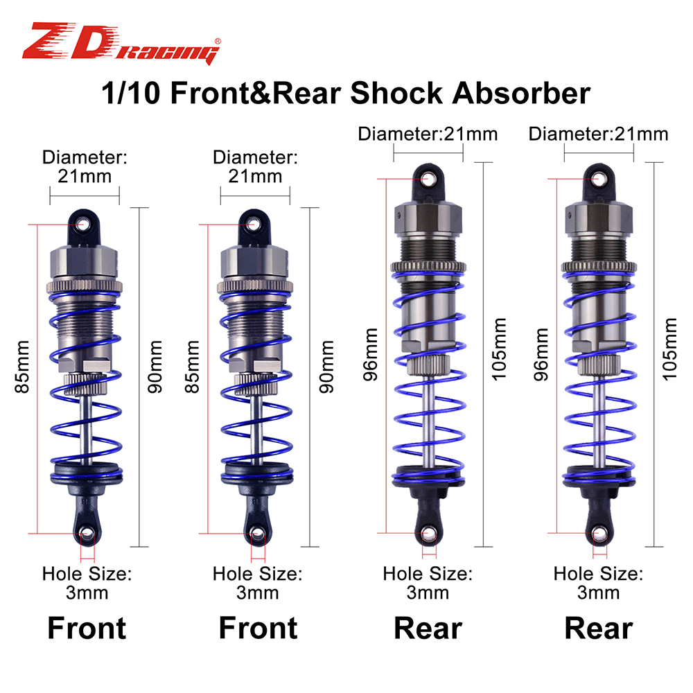 Rc Suspension Arm - 2 pièces ZD Racing 105mm avant