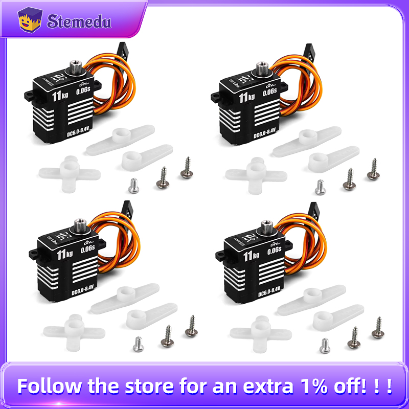 Rc Car Servo - Mini Servomoteur Numérique Entièrement D.lique, Accessoire