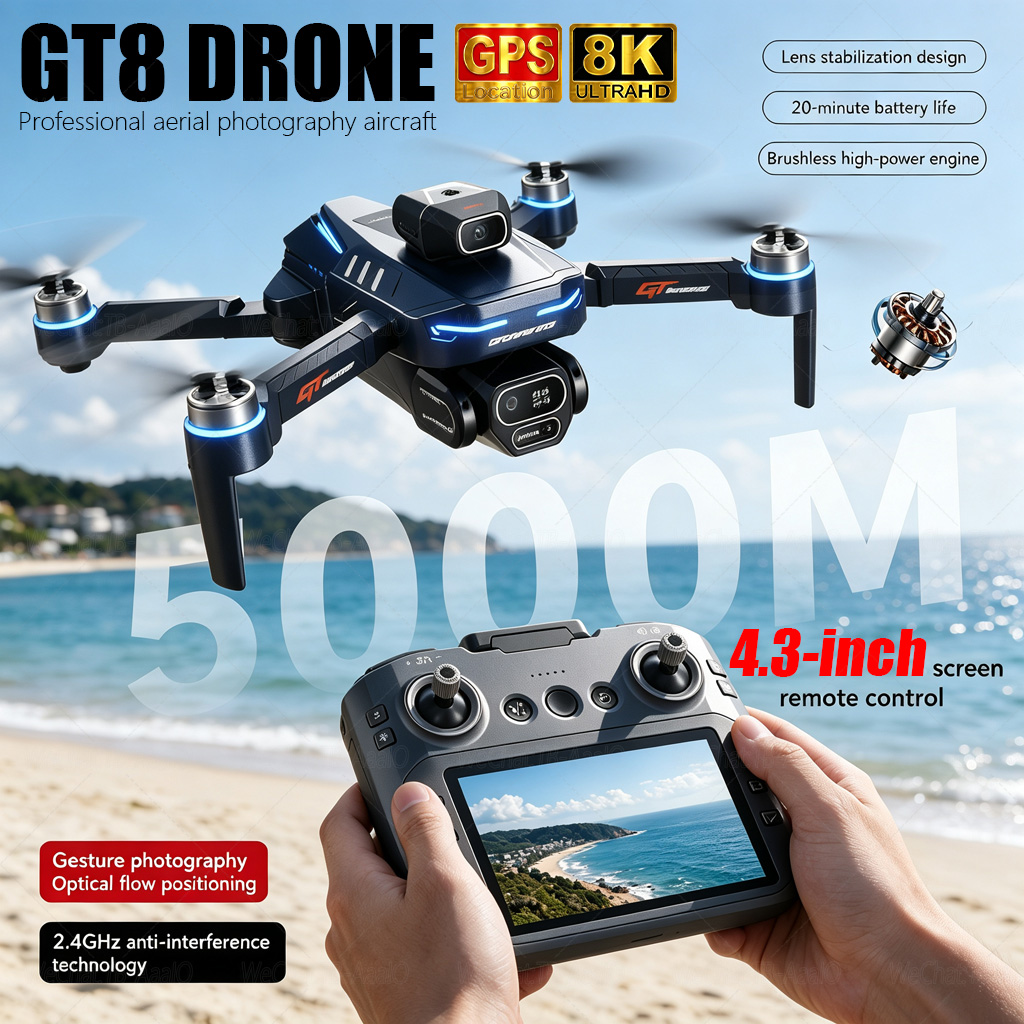Drone Rc Ufo - NOUVEAU Drone RC GT8 HD 4K