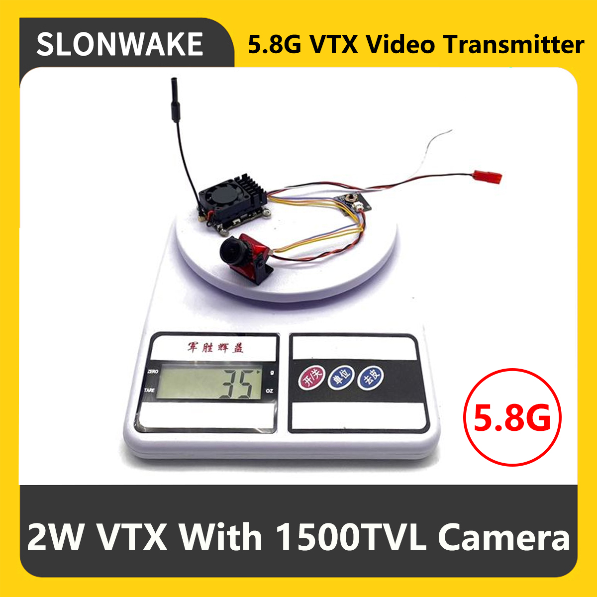 Drone Rc Accessories - Transmetteur FPV VTX SLONWAKE 5.8G 2000mW