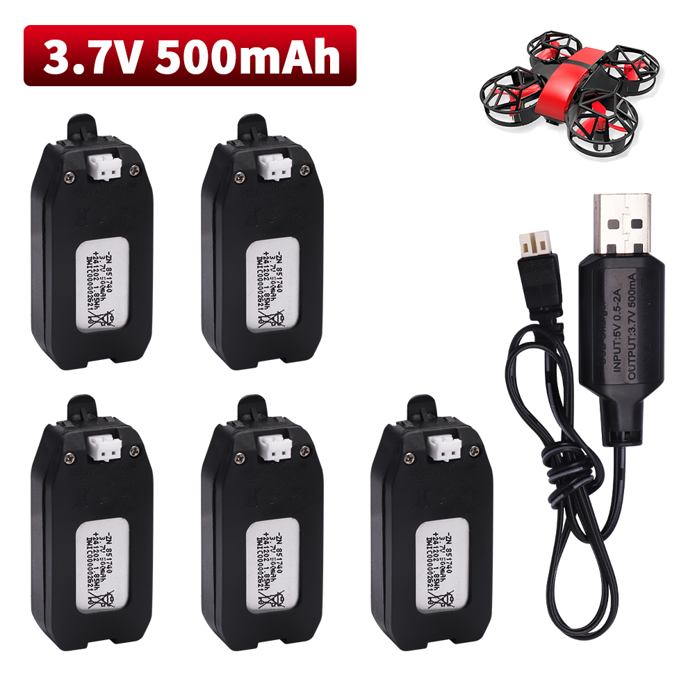 Drone Rc Accessories - Batterie au Lithium 3.7V 500mAh pour