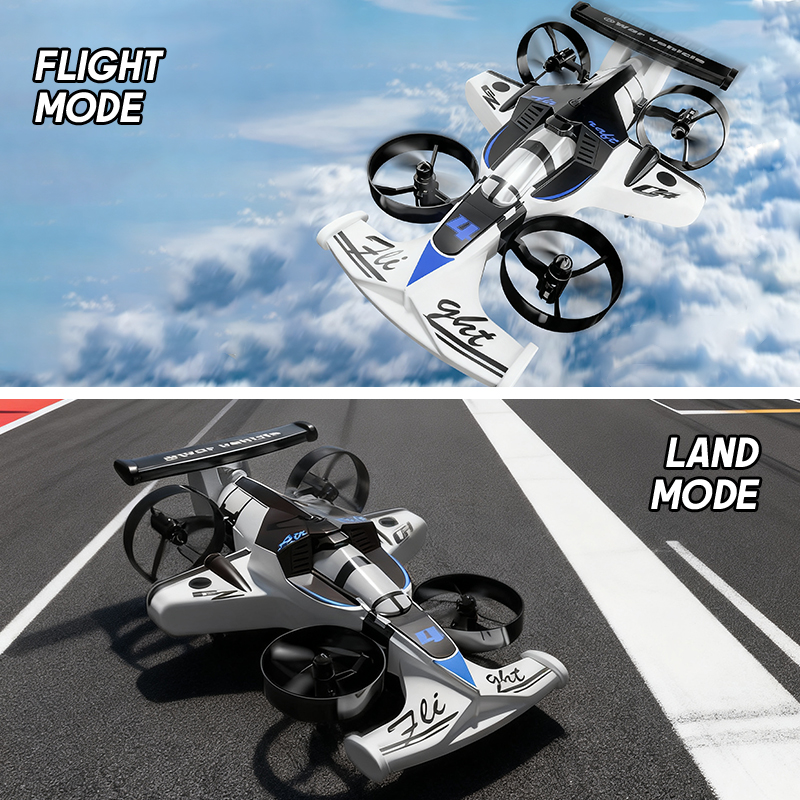 Drone Rc Ufo - Mini Drone 2 en 1, voiture