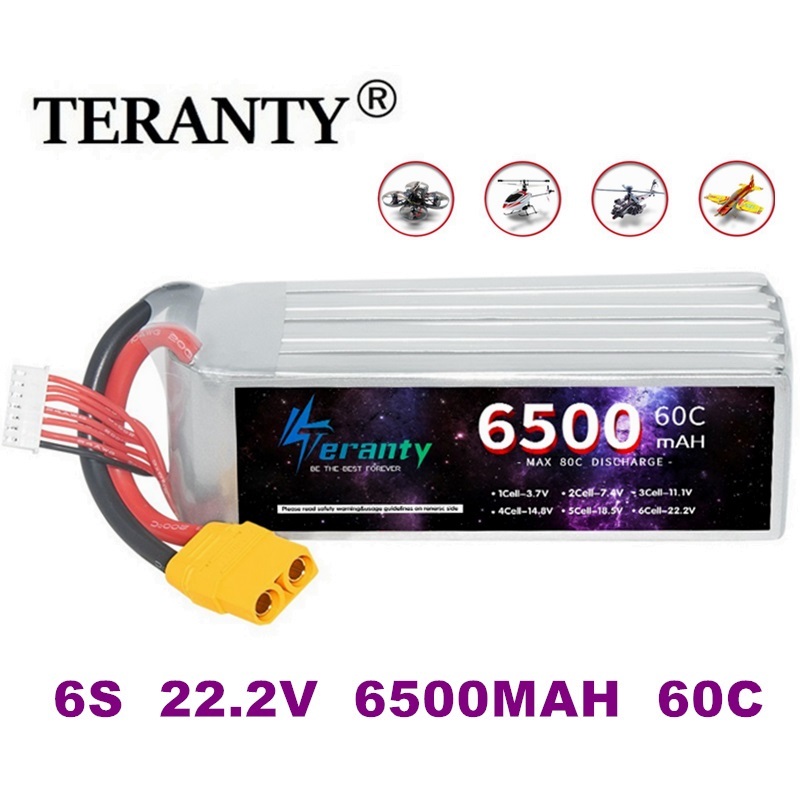 Drone Rc Truck - Batterie Lipo TERANTY 6S 22.2V 6500mAh