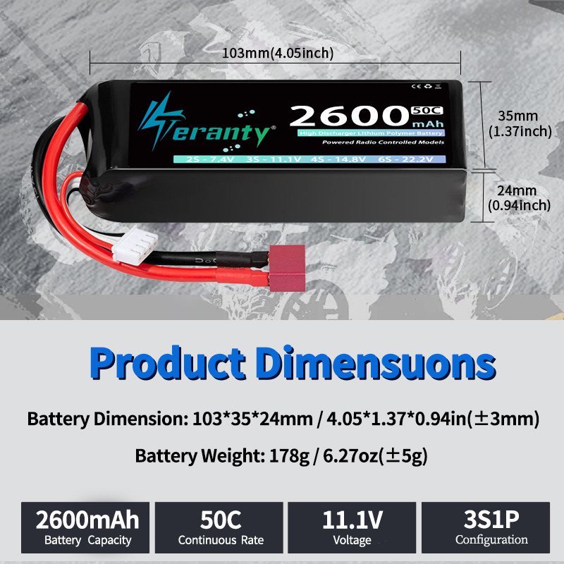 Batterie Lipo TERANTY 3S 2200/ - Drone Rc Board avis et prix