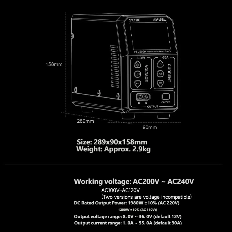 Alimentation CC réglable SKYRC - Drone Rc Battery avis et prix