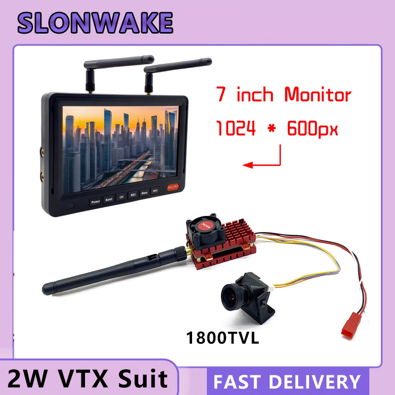 SLONWAKE 5.8G 2W VTX FPV 1800T - Drone Rc Board avis et prix