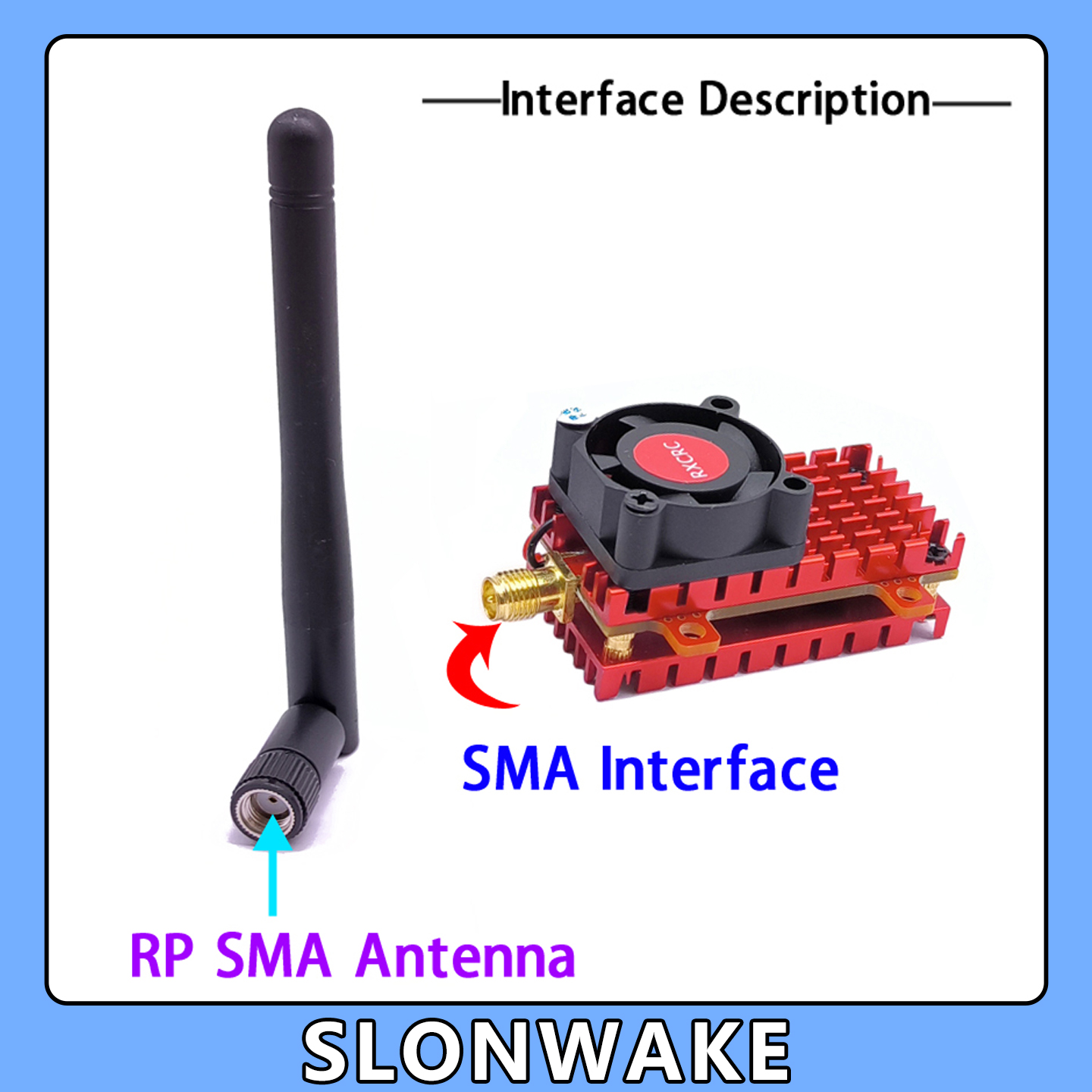 SLONWAKE 5.8G 2W VTX FPV 1800T - Drone Rc Board avis et prix