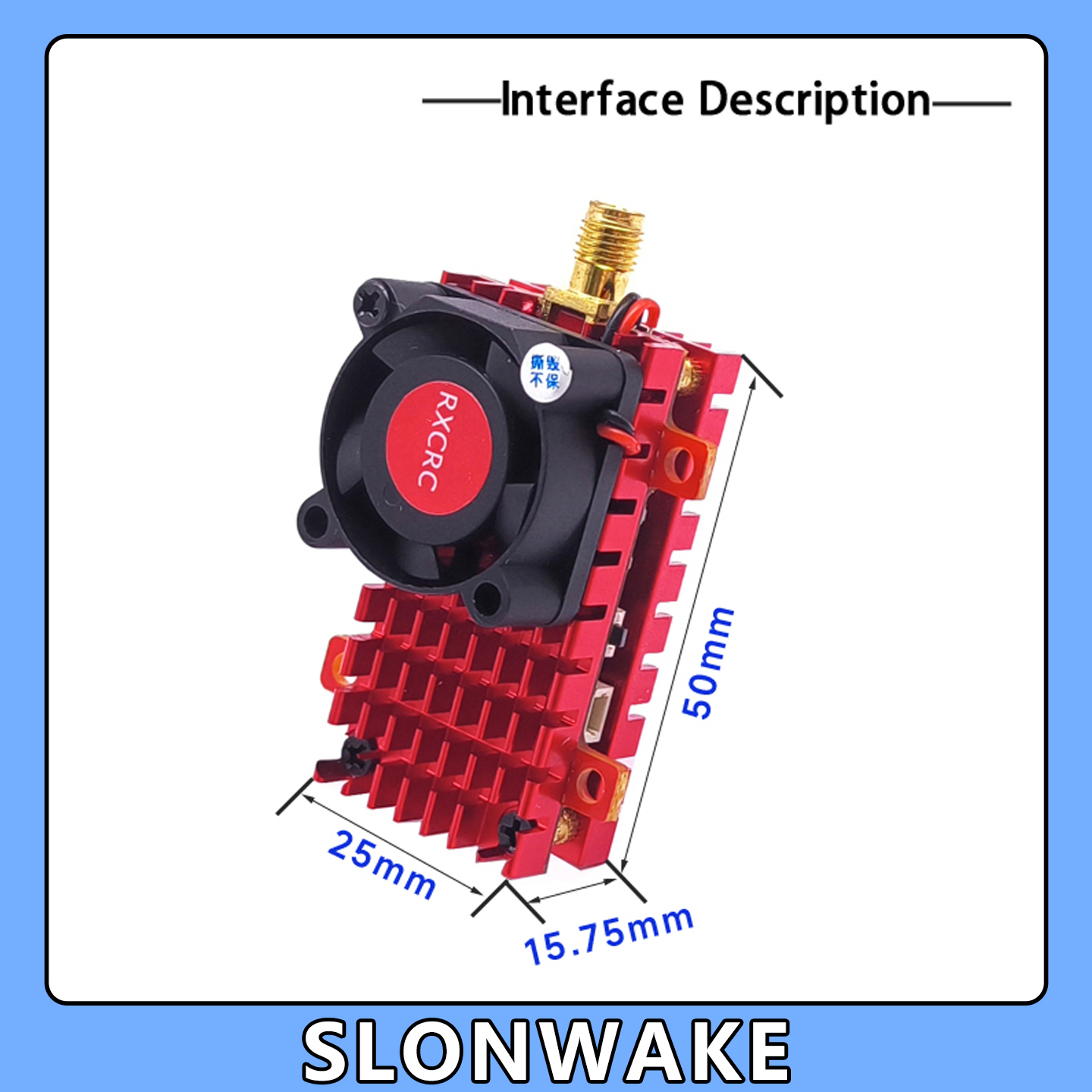 SLONWAKE 5.8G 2W VTX FPV 1800T - Drone Rc Board avis et prix