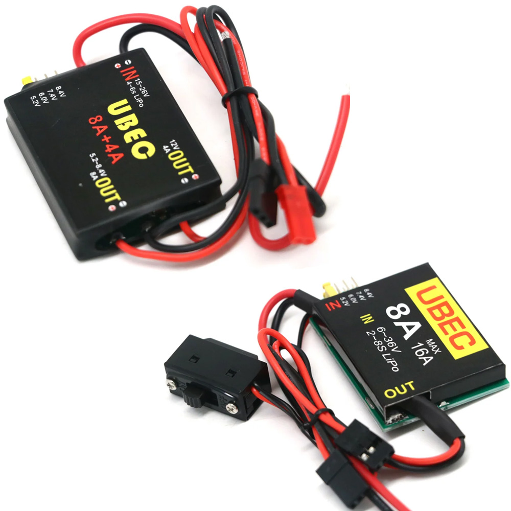 2S-6S 6-36V DUAL UBEC 8A + 4A  - Rc Car Servo avis et prix