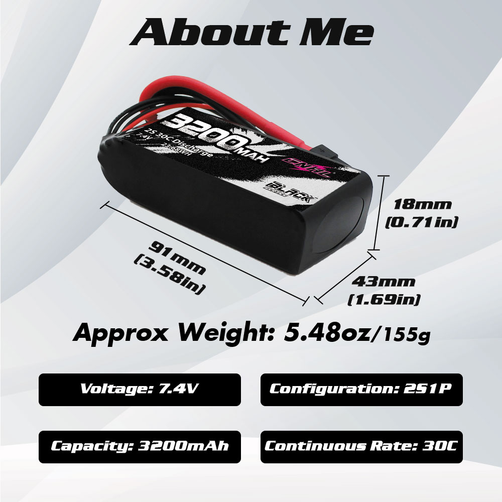 CNHL 2S 3S 4S batterie Lipo 7. - Drone Rc Truck avis et prix