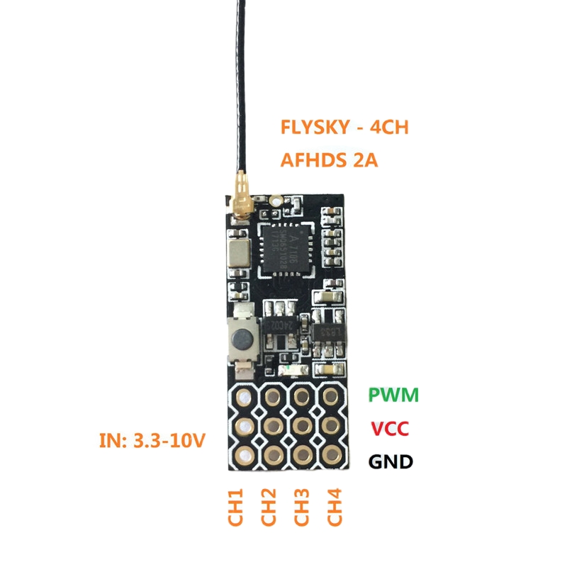 Récepteur Flysky FS2A Mini 4CH - Drone Rc Battery avis et prix