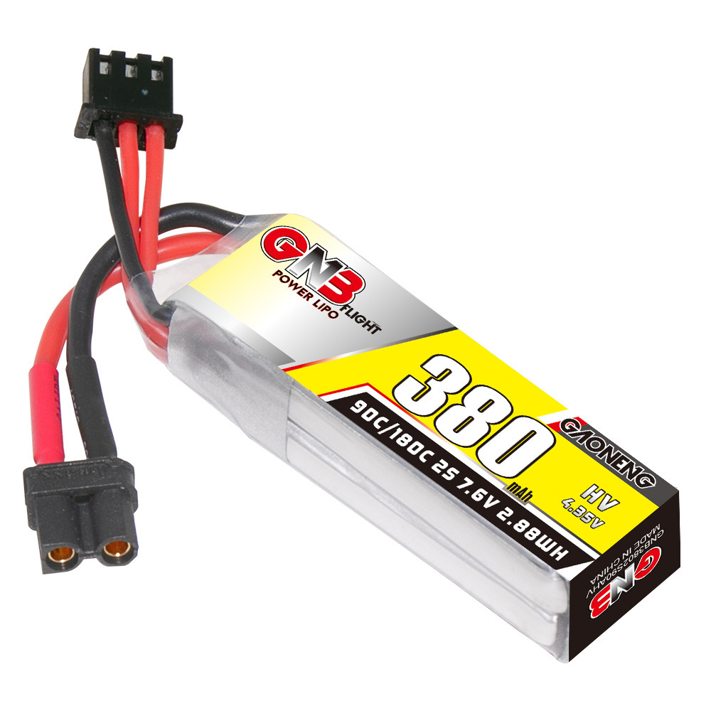 Batterie Lipo GNB 2S 7.6V 380m - Drone Rc Board avis et prix
